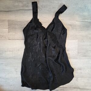 Vintage Victoria's Secret Lace Trim Babydoll Nighty 90's Gold Label